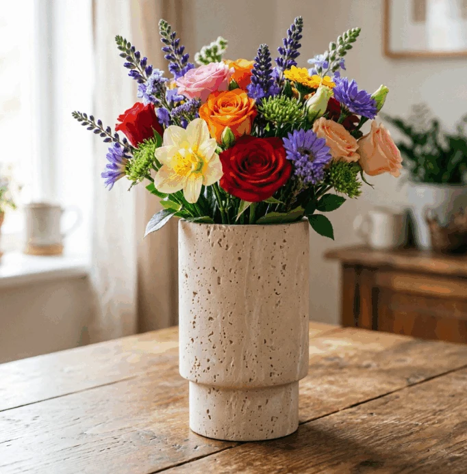 TRAVERTINE VASE - WINE COOLER best