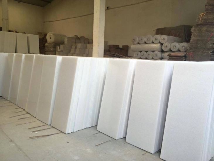 Polished Vietnam Crystal White Marble Tile And Slab