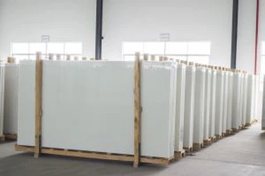 White Crystallized Glass Stone