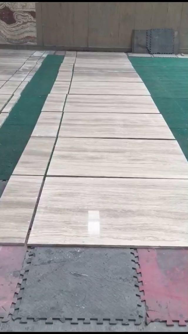 White Wood Marble For Hotel Floor