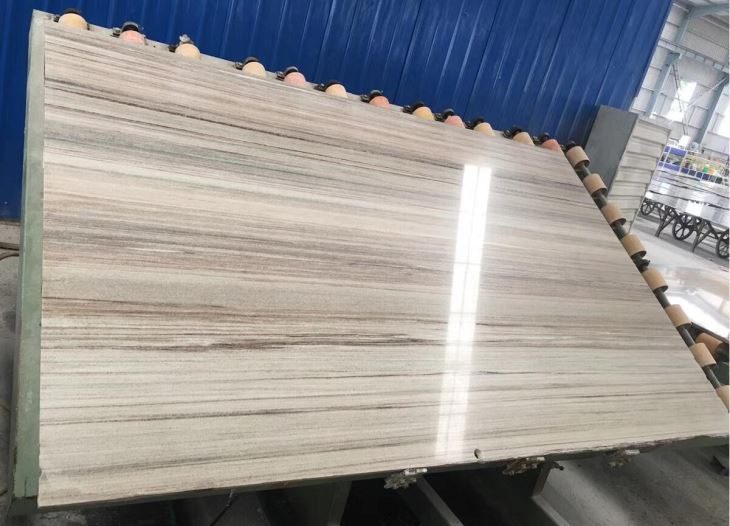 Crystal Wooden Marble slabs