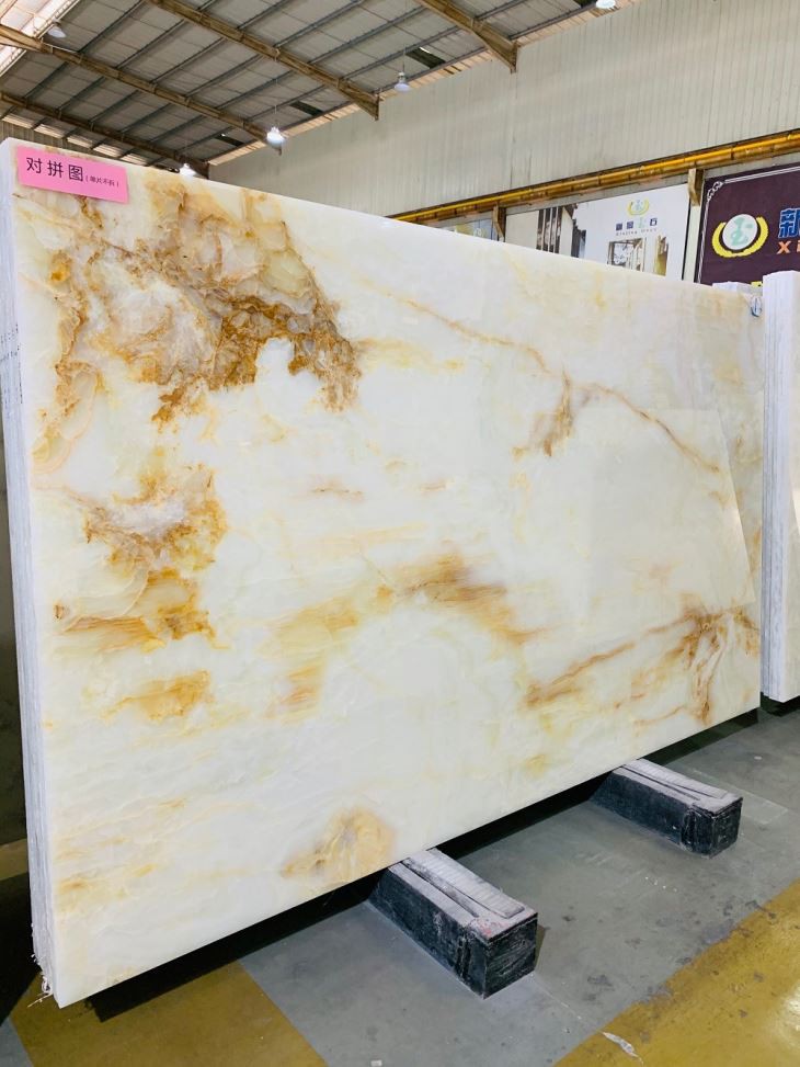 White Marble Onyx Slab
