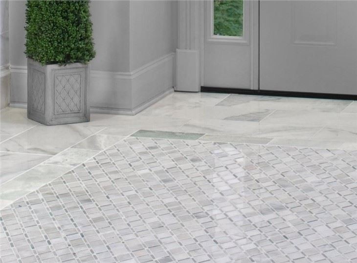 caribbean green marble floor tile