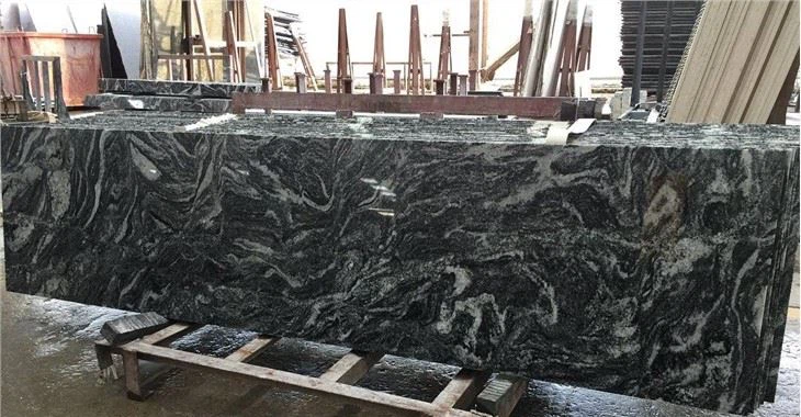Viscount Black Granite Slab