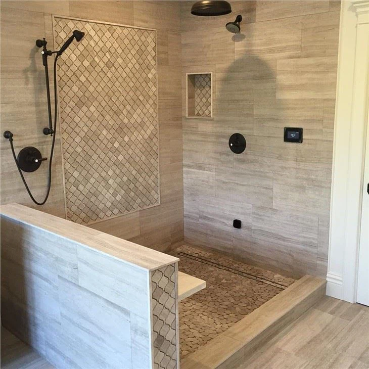 Wooden Grey Bathroom