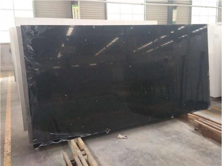 Black Galaxy Quartz slab supplier