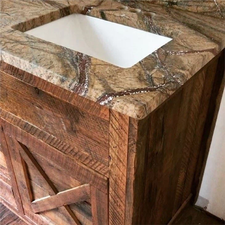 Rainforest Brown Granite Washbasin