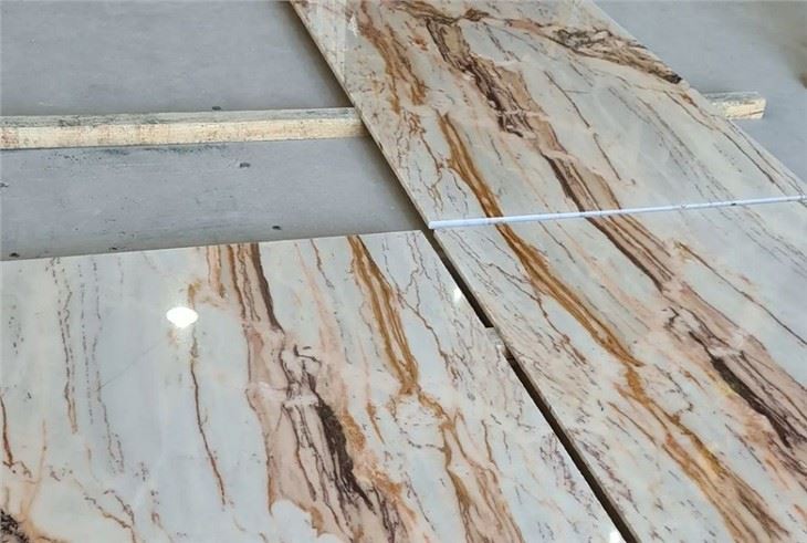Rosa Aurora Marble Tiles