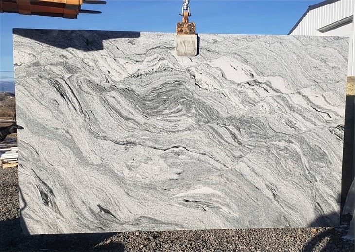 Silver Cloud Granite Slab Factory
