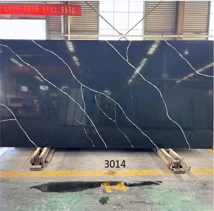 Bookmatched Calacatta Black Slabs
