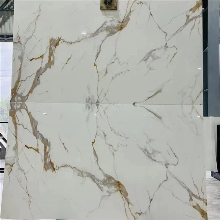Calacatta Gold Nano Glass Bookmatch