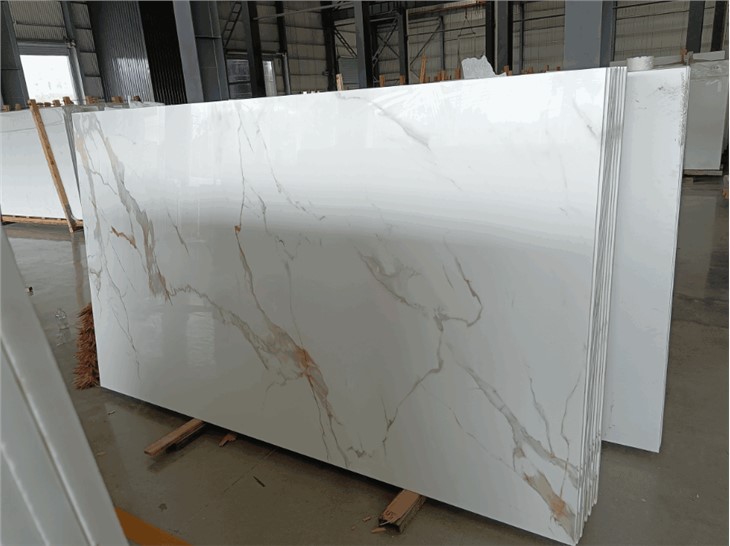 Calacatta Gold Nano Glass Stone Quartzs Countertops
