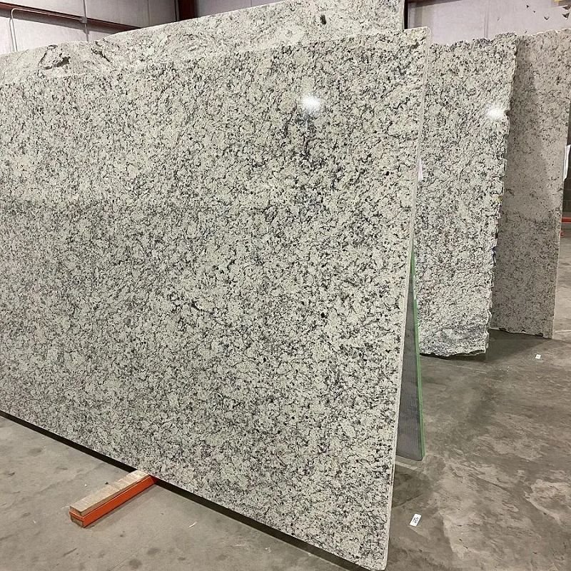 Dallas White Granite Slab For Kitchen Countertop