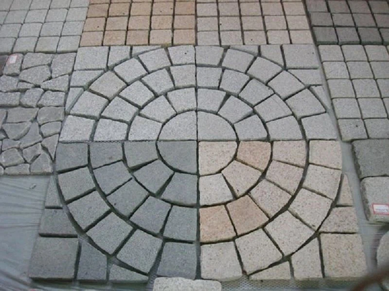Mosaic Pattern Paving Stone For Flooring/Cube Stone/Kerbstone