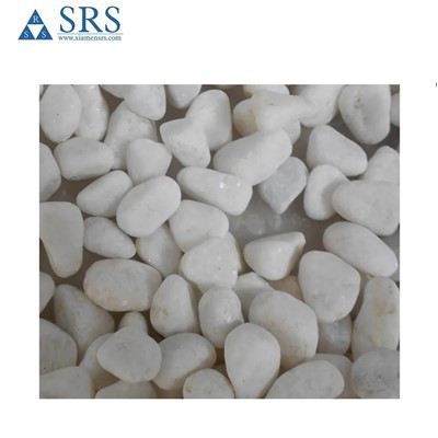 3-5CM Garden White Round River Stone Pebble Stone
