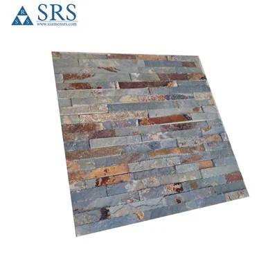 Wall Cladding Flat Veneer Stone Rusty Slate Stacked Stone