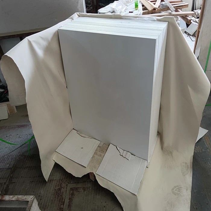 White Artificial Marble For Slabs Countertop Tiles