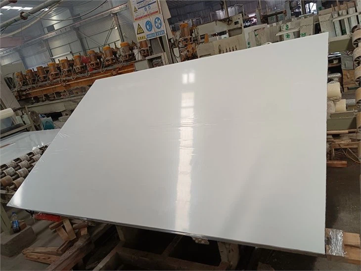 Pure White Artificial Marble Slabs